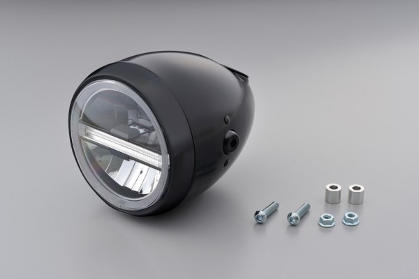 DAYTONA LED-Scheinwerfer 5 3/4 Zoll NEOVINTAGE, schwarz