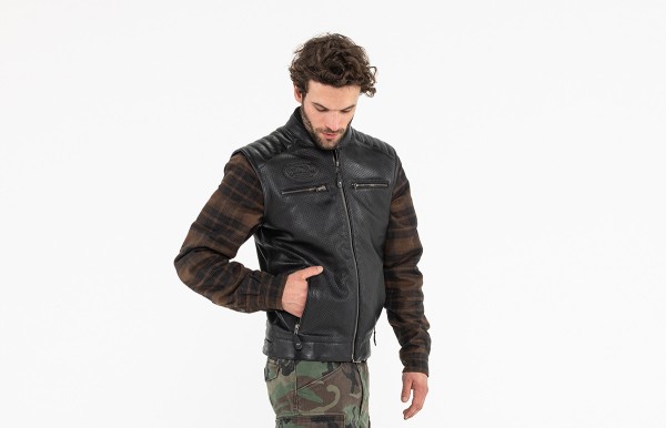 Bikerweste John Doe Storm Lederweste