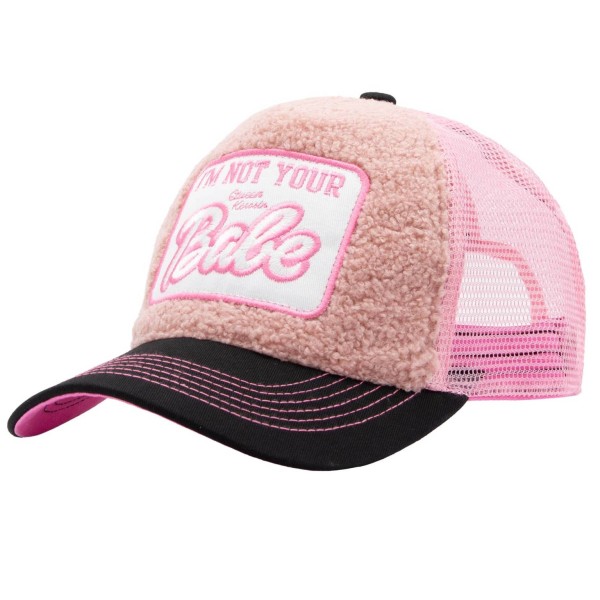 Damen Base Cap Teddy Cap "Not your babe"