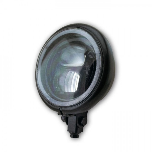 LED-Scheinwerfer Pearl 5-3/4 schwarz matt Motorrad Universal E-geprüft