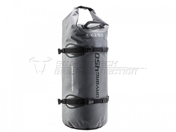 SW-MOTECH Hecktasche Drybag 450 Tarpaulin. Grau/Schwarz. Wasserdicht. 45 l.