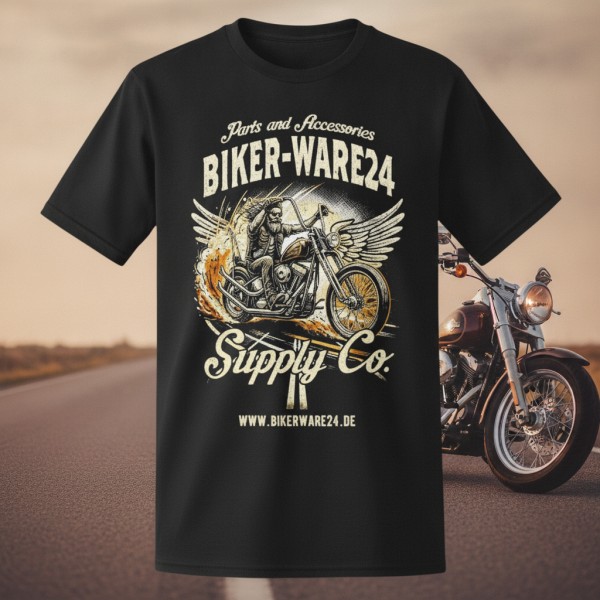 T-Shirt „Oldschool Chopper Rider“